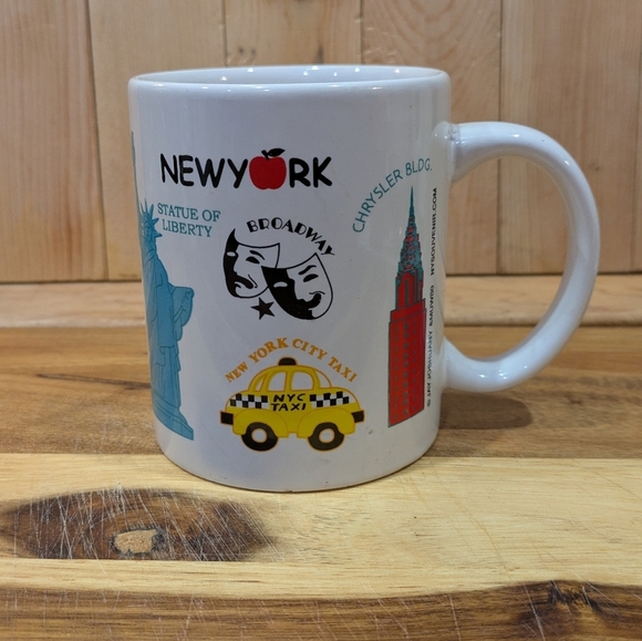 Jay Joshua.New York Themed White Ceramic Mug - Picture 2 of 5
